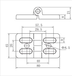 可調(diào)節(jié)合頁(yè)二維圖